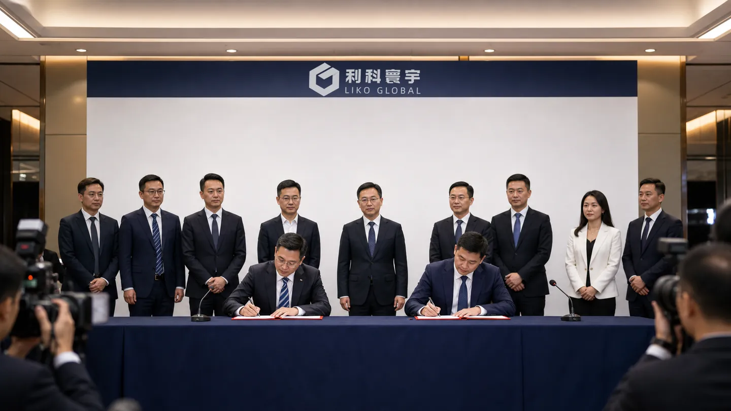 利科寰宇合作签约现场