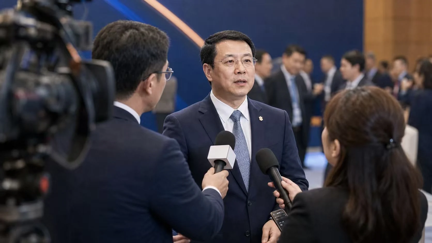 产业活动现场媒体交流